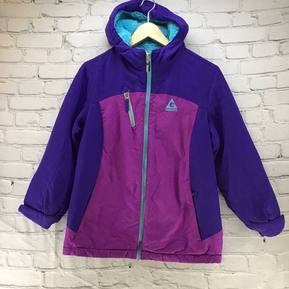 Gerry Vintage Snow Coat Jacket Purple Pink Youth Sz‎ M (10-12)
